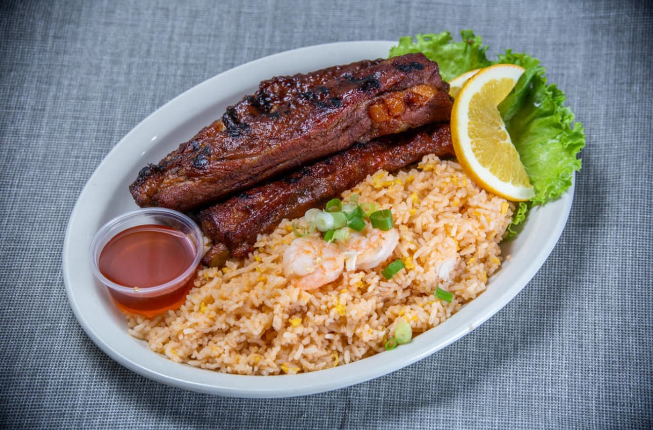 S-2 BBQ PORK SPARE RIB DINNER